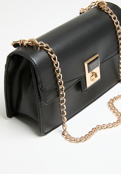 GUESS - Moonstone crossbody flap - black
