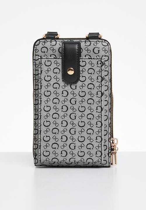 GUESS - Normandy mini phone crossbody - black