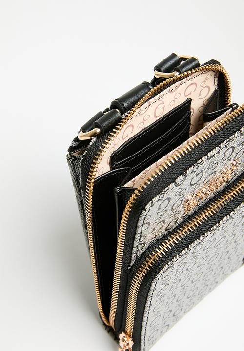 GUESS - Normandy mini phone crossbody - black