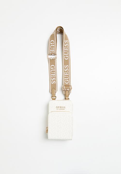 GUESS - Normandy mini crossbody bag - white