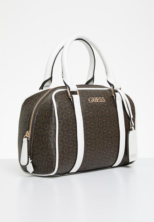 GUESS - Marcey small satchel - brown