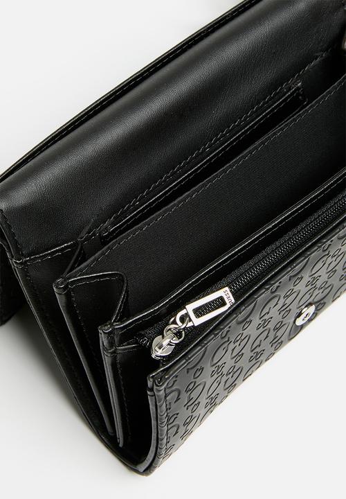 GUESS - Niko sling phone organiser - black