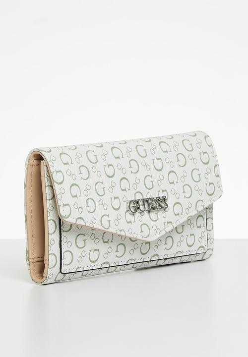 GUESS - Niko slim clutch purse - sage