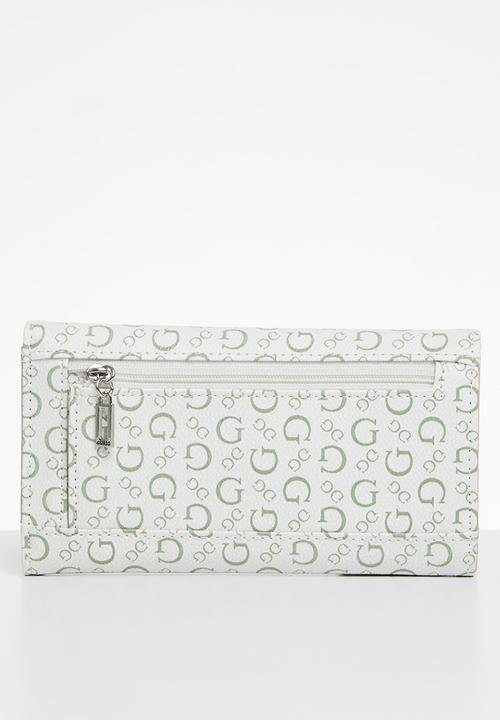 GUESS - Niko slim clutch purse - sage