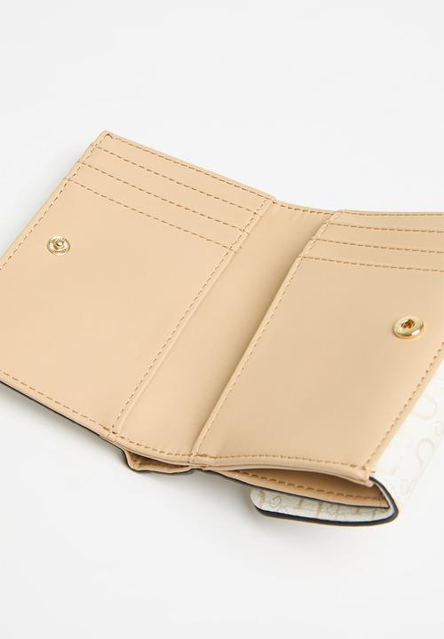 GUESS - Bellatri foldover purse - white