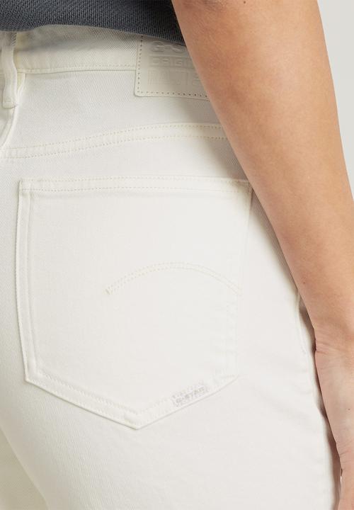G-STAR - Viktoria High Straight Wmn - lt chalk gd