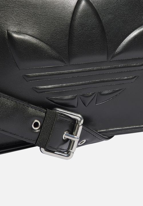 adidas Originals - Embossed trefoil shoulder bag - black