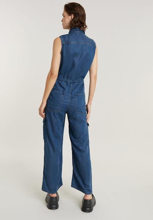 G-STAR - Soft Utility Jumpsuit Wmn - faded whirlpool