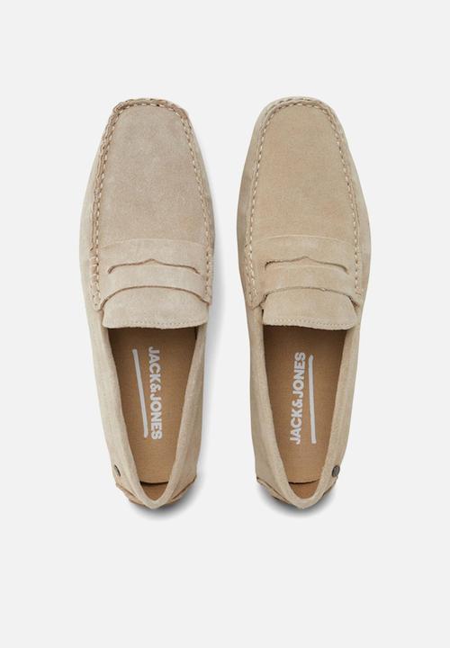 Jack & Jones - Jfwjensen suede loafer - moonbeam