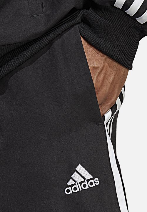 adidas Performance - 3-Stripe woven tracksuit  - black/black