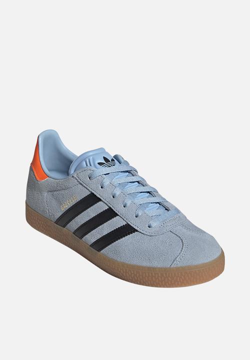 adidas Originals - Gazelle J - Clear Sky/Core Black/Solar Orange