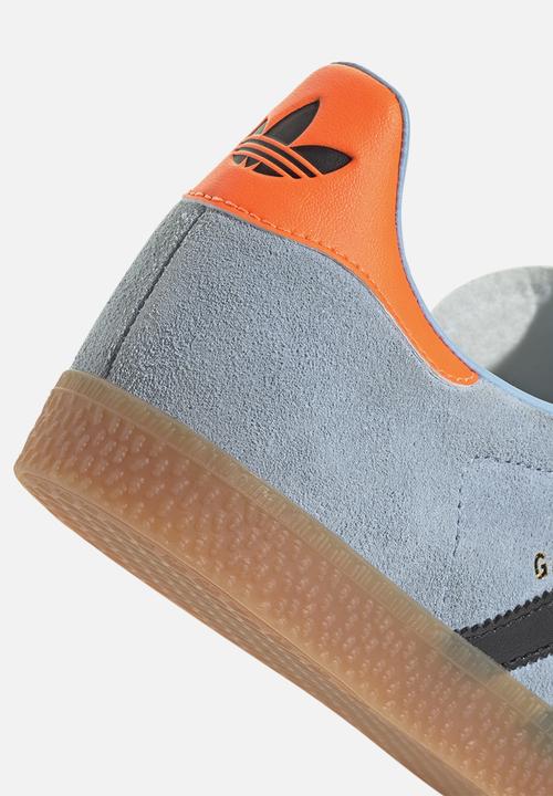 adidas Originals - Gazelle J - Clear Sky/Core Black/Solar Orange