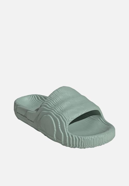 adidas Originals - Adilette 22 w - hazy green/core black/hazy green