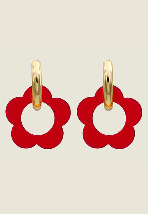 Pina Jewels - Daisy Charms - Pink & Red