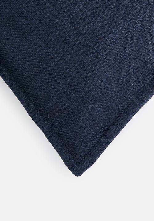 Sixth Floor - Larna linen cushion cover - Navy