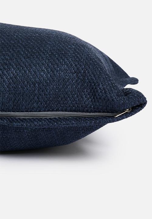 Sixth Floor - Larna linen cushion cover - Navy