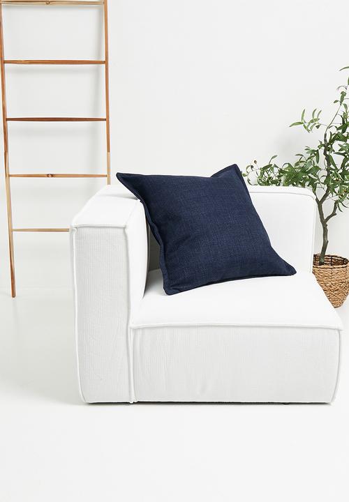 Sixth Floor - Larna linen cushion cover - Navy