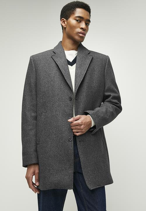 Melton coat - grey