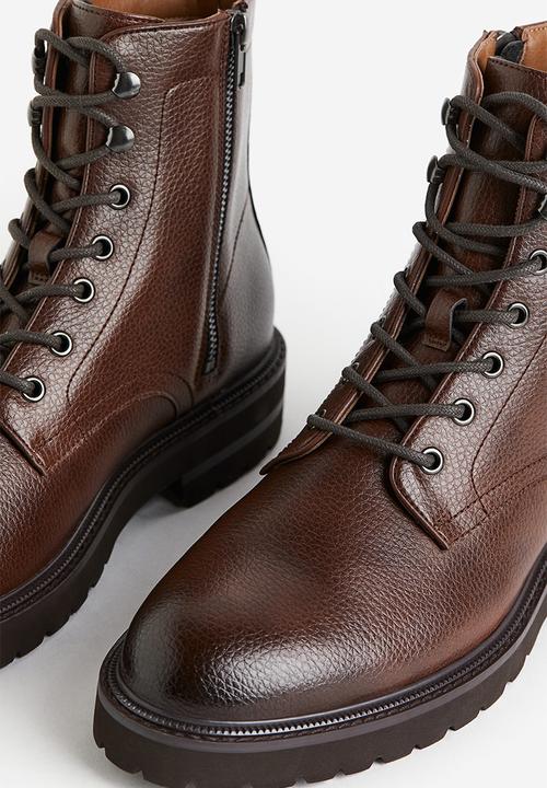 H&M - Lace-up boots - dark brown