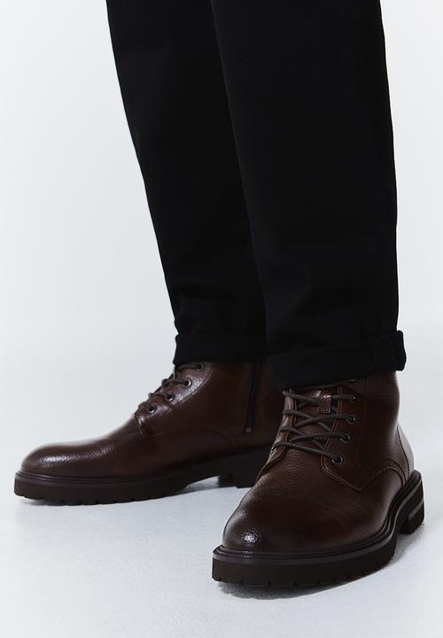 H&M - Lace-up boots - dark brown