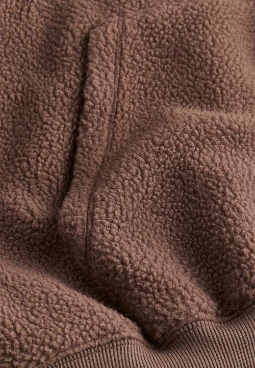 H&M - Drymove™ teddy hoodie - brown
