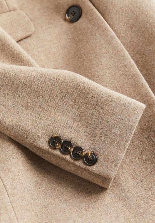 H&M - Single-breasted coat - beige