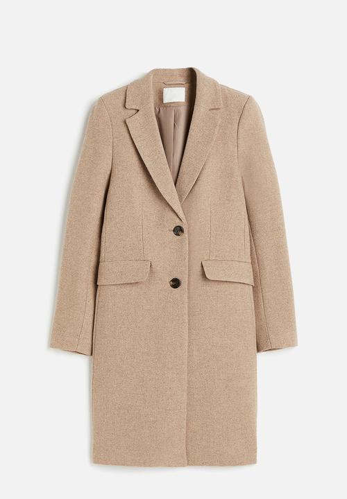 H&M - Single-breasted coat - beige