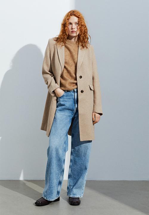 H&M - Single-breasted coat - beige