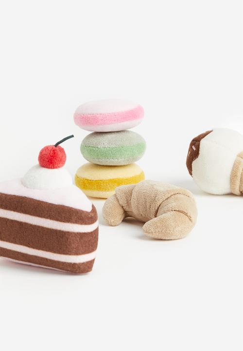 H&M - 6-Pack pastry soft toys - light pink