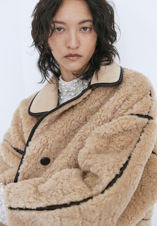 H&M - Teddy coat - beige