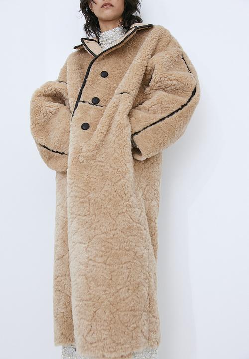 H&M - Teddy coat - beige