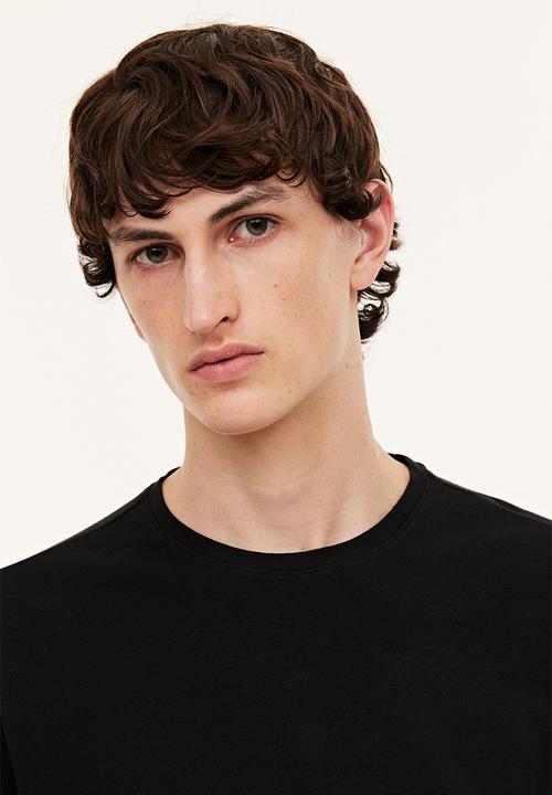 H&M - Slim fit jersey top - black