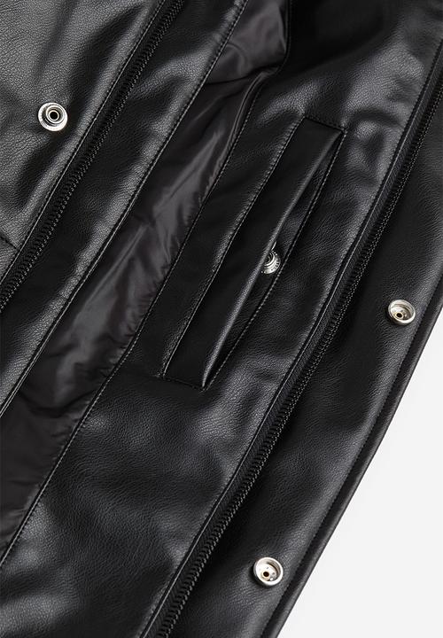 H&M - Loose fit puffer jacket - black