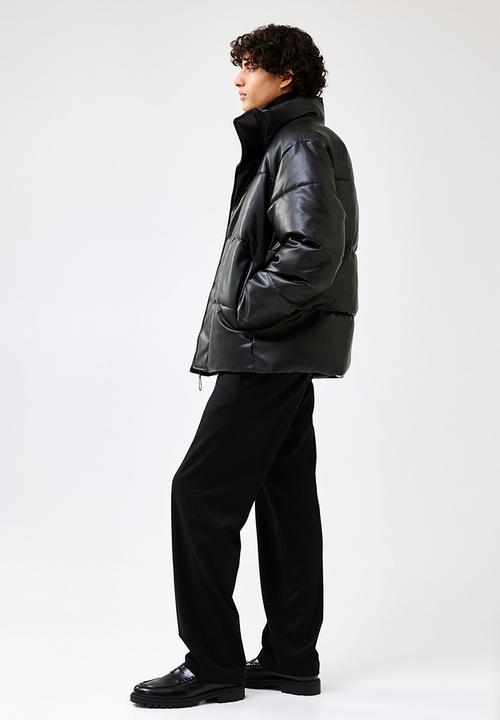 H&M - Loose fit puffer jacket - black