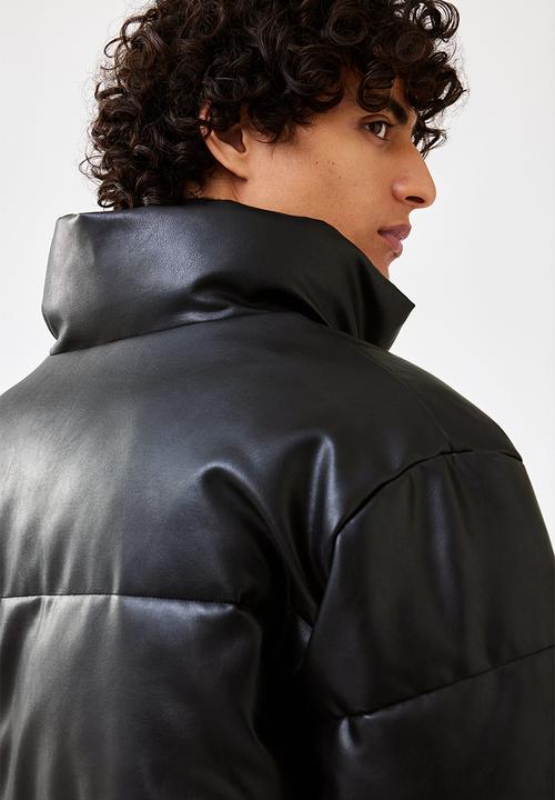 H&M - Loose fit puffer jacket - black