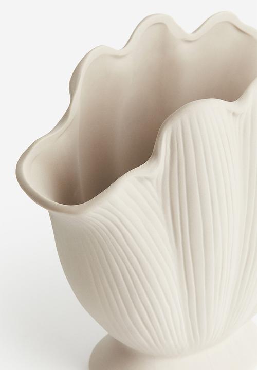 H&M - Shell-shaped vase - beige