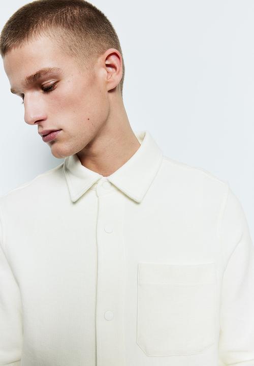 H&M - Regular fit shacket - cream