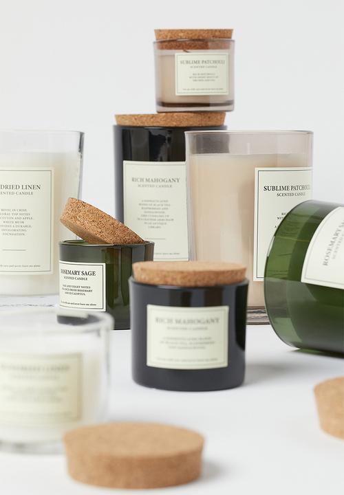 H&M - Cork-lid scented candle - beige/sublime patchouli 