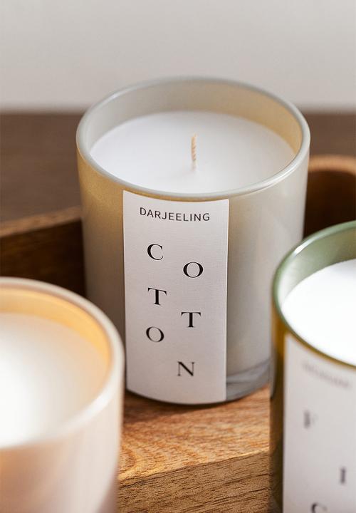 H&M - Scented candle in a glass holder - beige 