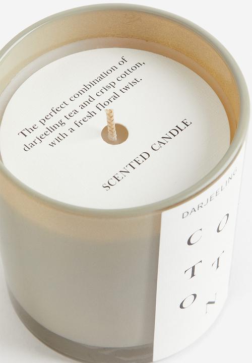 H&M - Scented candle in a glass holder - beige 