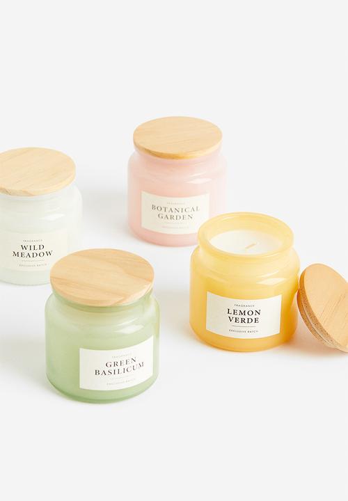 H&M - Scented candle in glass holder - white