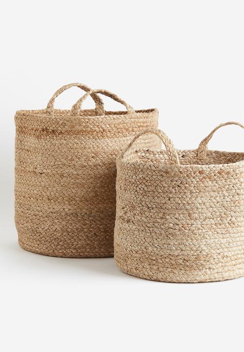 H&M - Jute storage basket - beige