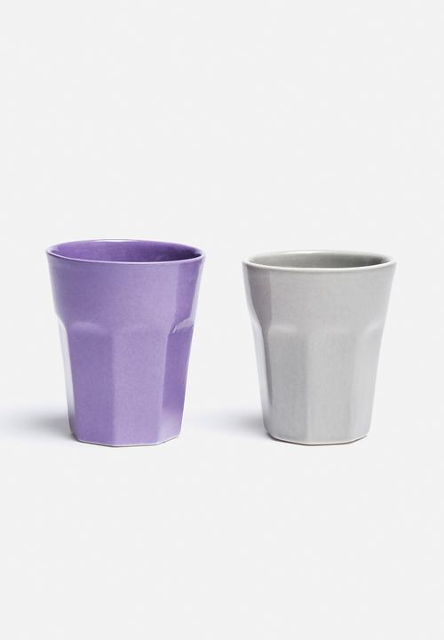 Urchin Art - Set of 2 Ceramic Glasses