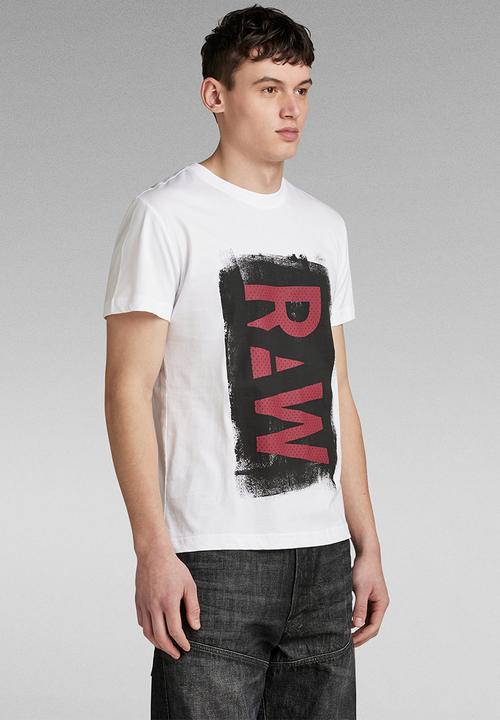 G-STAR - Painted raw gr r t - white