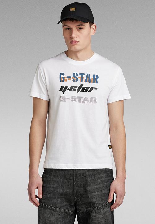 Triple logo gr r t white G-STAR T-Shirts Vests