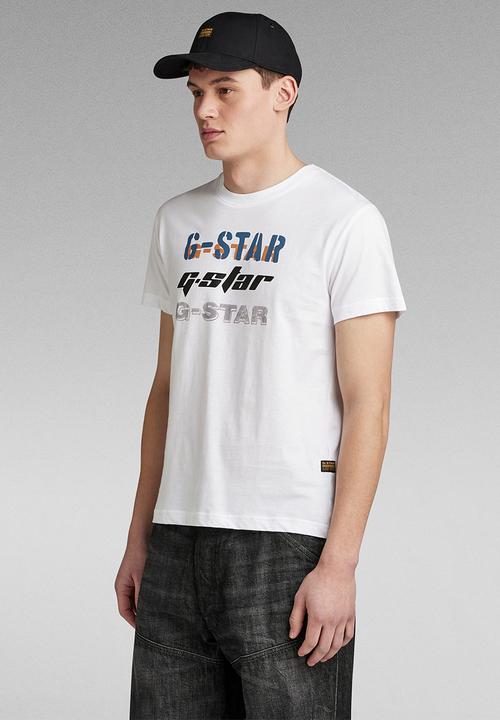 G-STAR - Triple logo gr r t - white