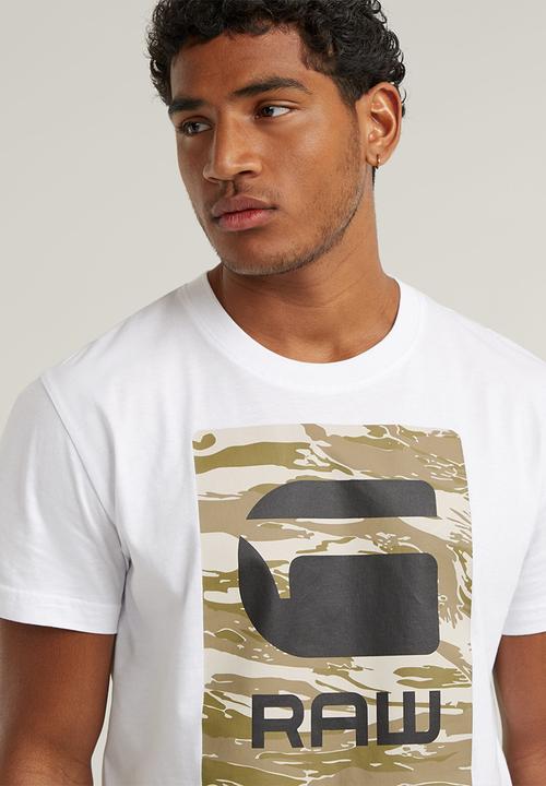 G-STAR - Camo box gr r t - white