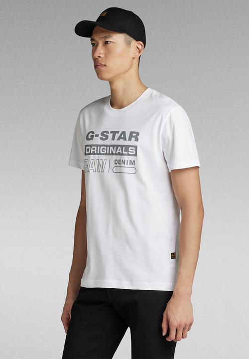 G-STAR - Reflective originals gr r t - white