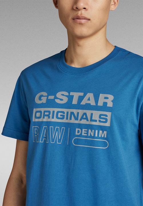G-STAR - Reflective originals gr r t - retro blue