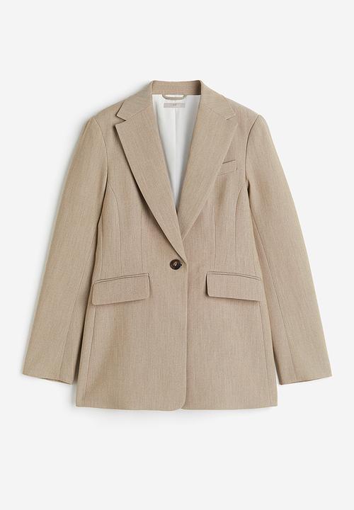 H&M - Fitted blazer - beige